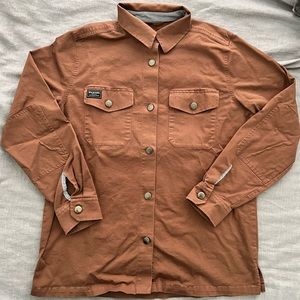 WILDFANG The Essential Shacket Tan Light Brown Adult Medium EUC